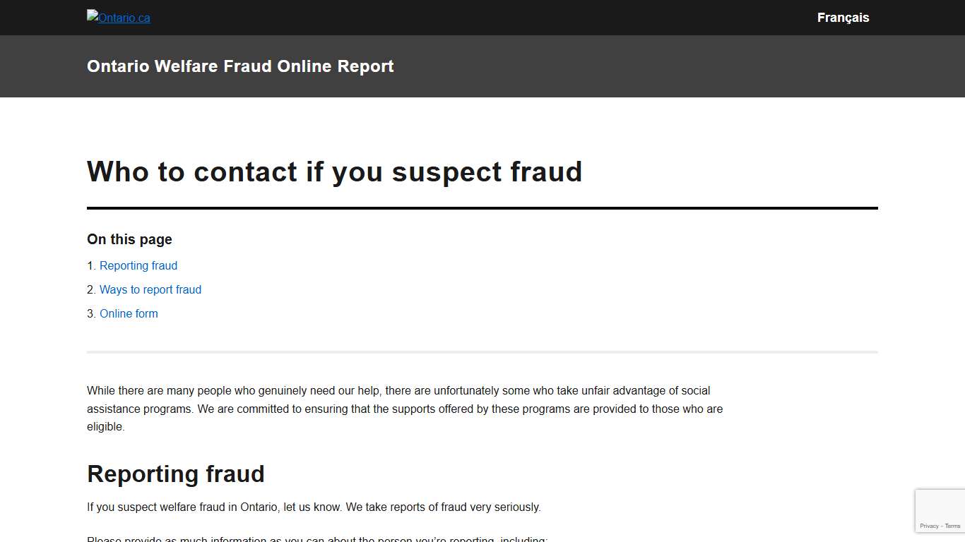 Ministry of Children, Community and Social Services Ministère des Services à l’enfance et des Services sociaux et communautaires